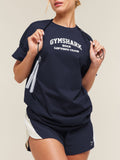 Gymshark Cosy Luxe Campus T-Shirt — Heavy Blue — 5