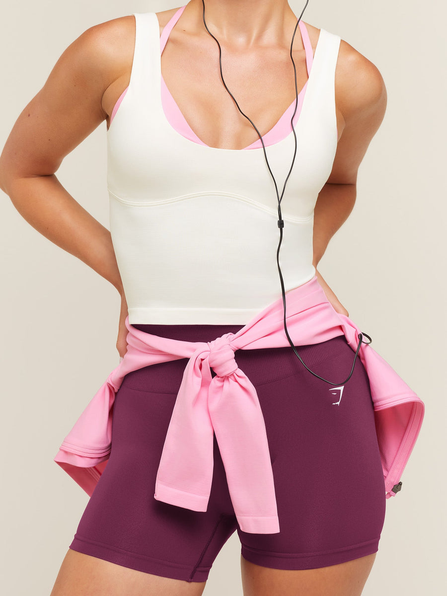 Gymshark Everyday Seamless Shorts — Strength Pink — 1
