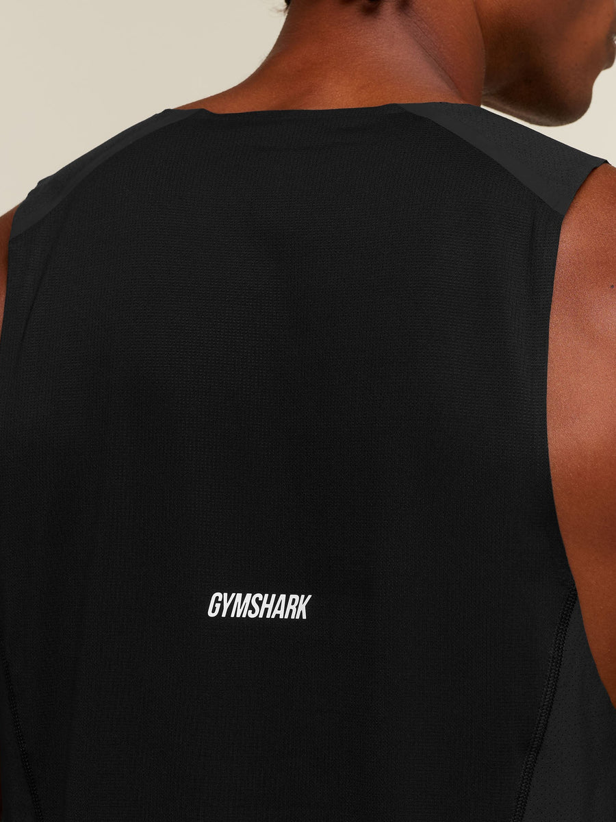 Gymshark Hybrid Race Tank — Black — 5