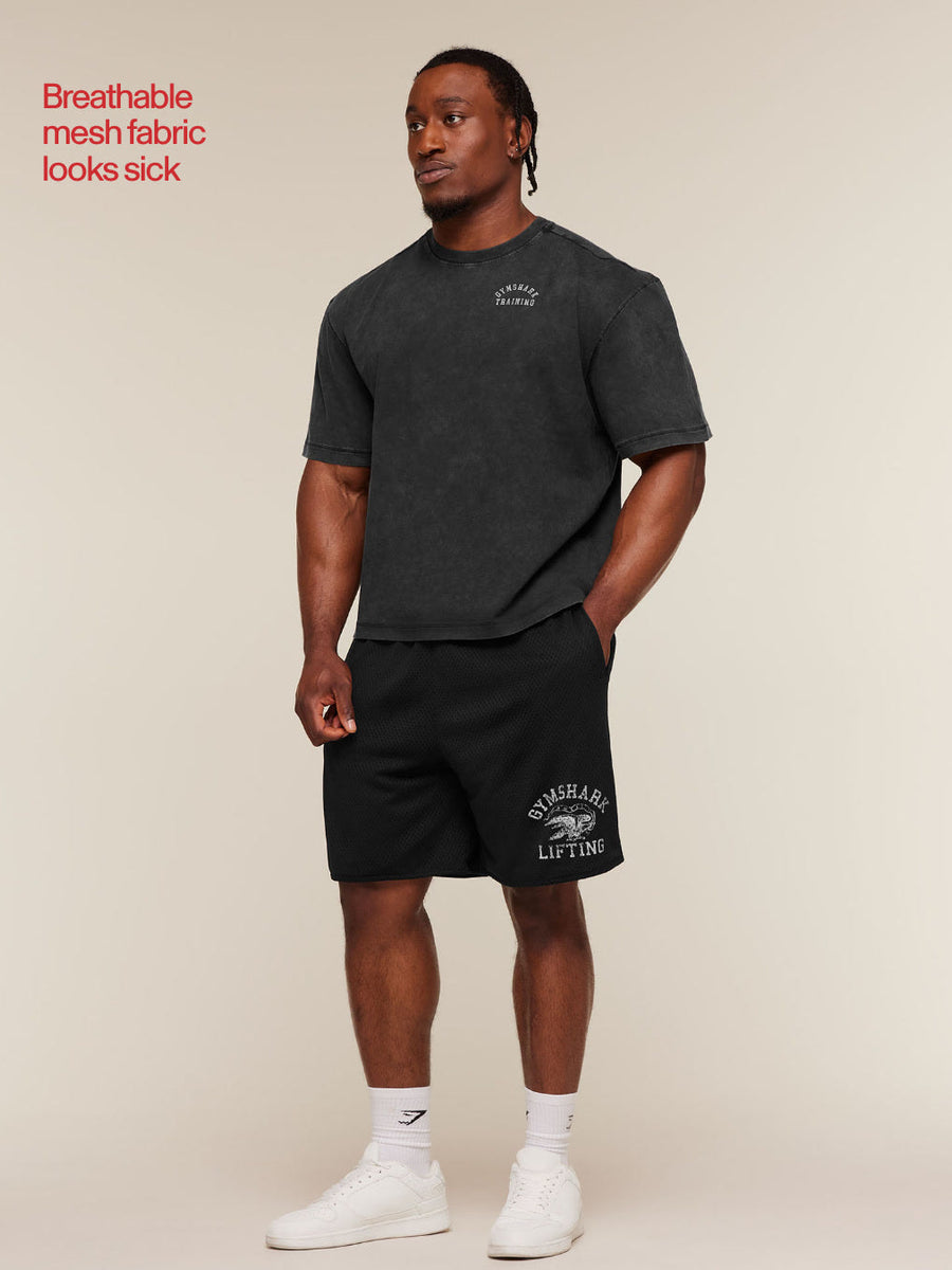 Gymshark Collective Mesh Shorts — Black — 3