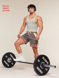Gymshark Collegiate Tech Shorts — Taupe Brown — 3