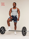 Gymshark Collegiate Tech Shorts — Iron Blue — 3