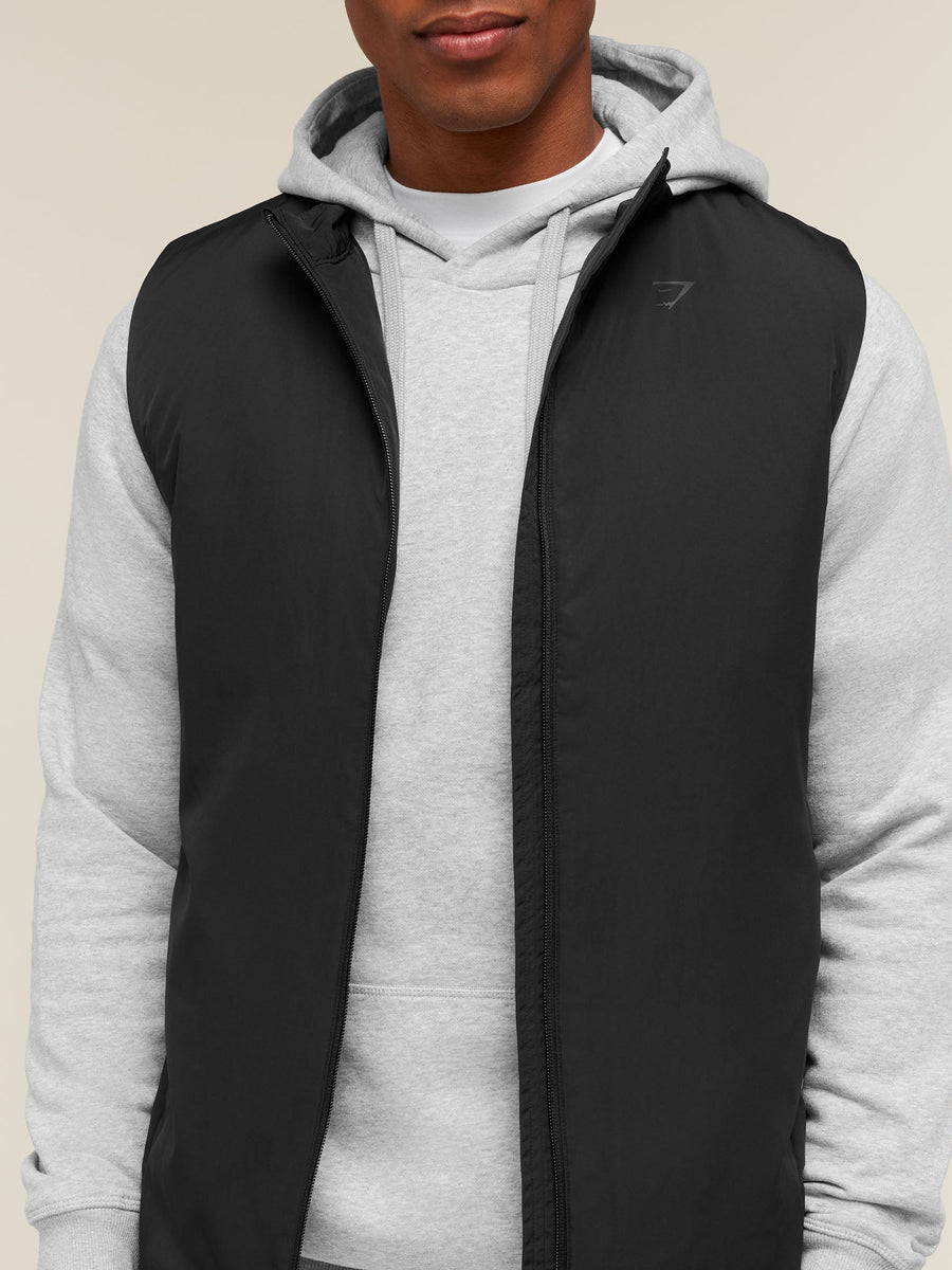 Gymshark Lightweight Gilet — Black — 5