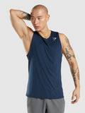 Gymshark Arrival Tank — Navy — 1