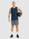 Gymshark Arrival Tank — Navy — 4