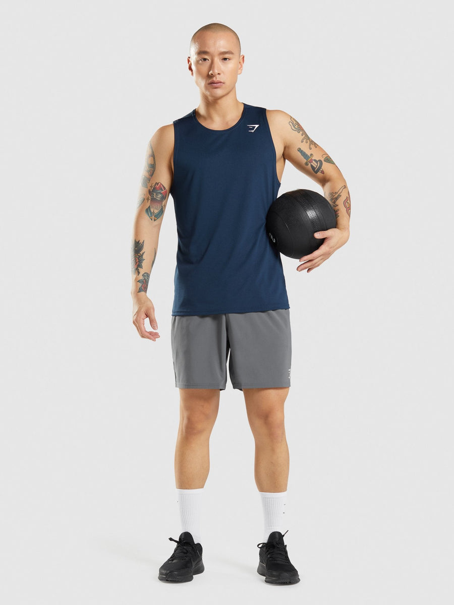 Gymshark Arrival Tank — Navy — 4
