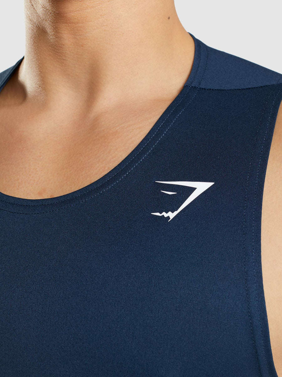 Gymshark Arrival Tank — Navy — 6