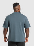 Gymshark Essential Short Sleeve T-Shirt — Titanium Blue — 2