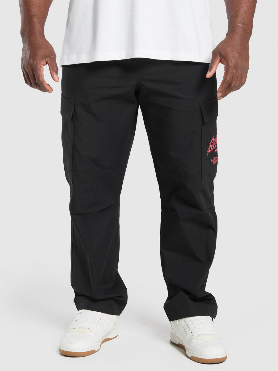 Gymshark Metal Lifting Cargo Pants — Black — 3