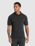 Gymshark Performance Polo Shirt — Black — 1