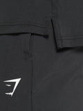 Gymshark Performance Polo Shirt — Black — 6
