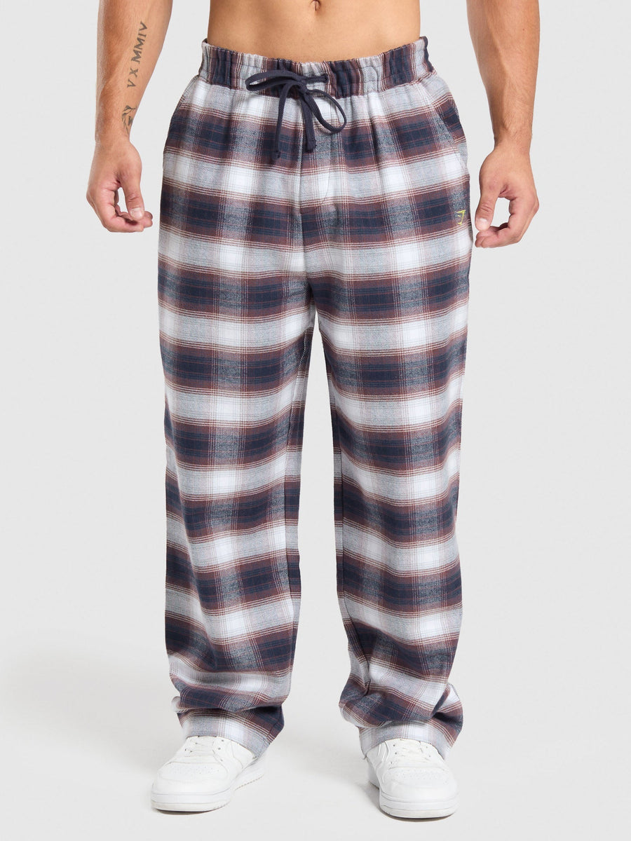 Gymshark Flannel Pant — Heavy Blue — 1