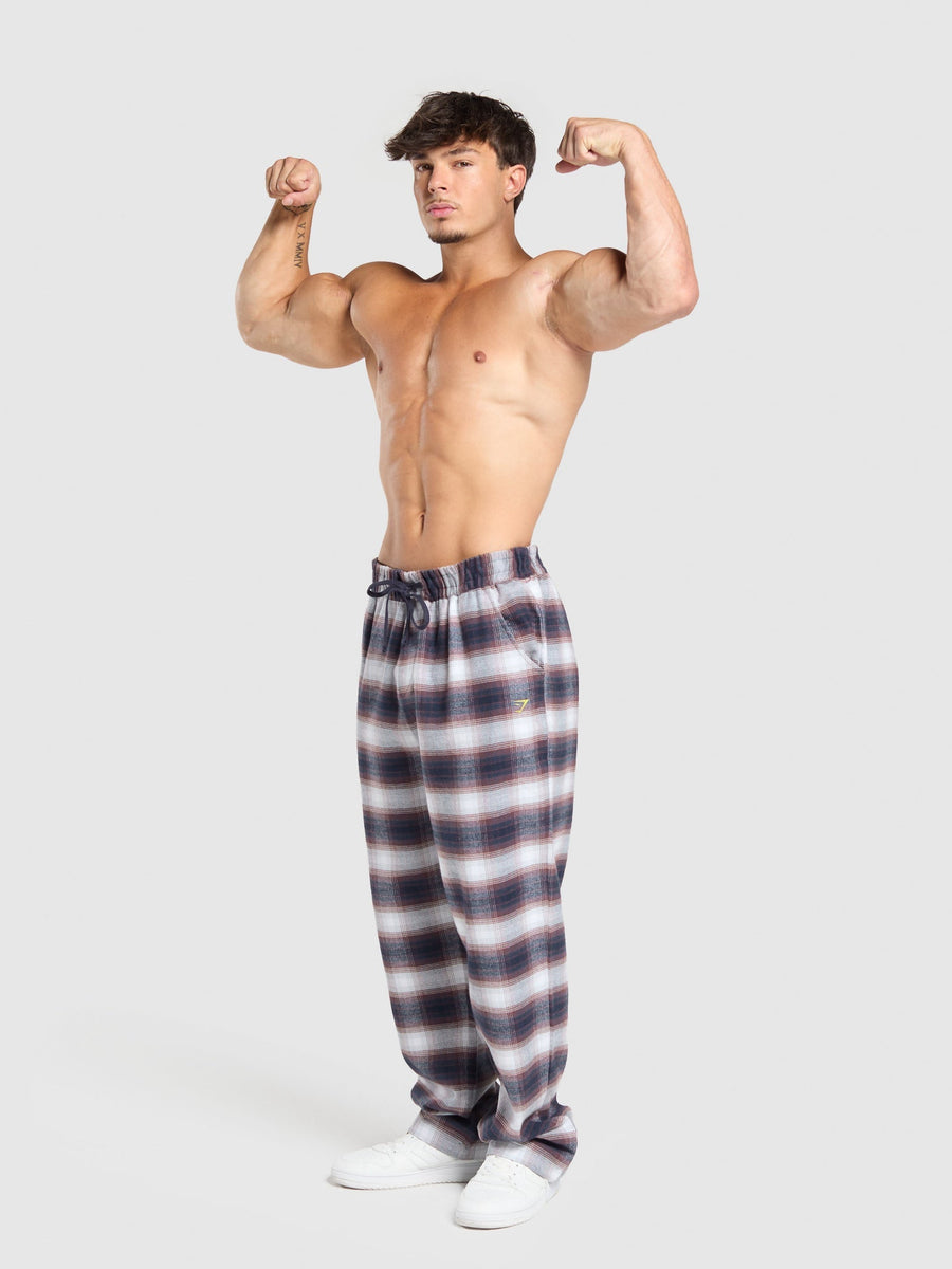 Gymshark Flannel Pant — Heavy Blue — 4