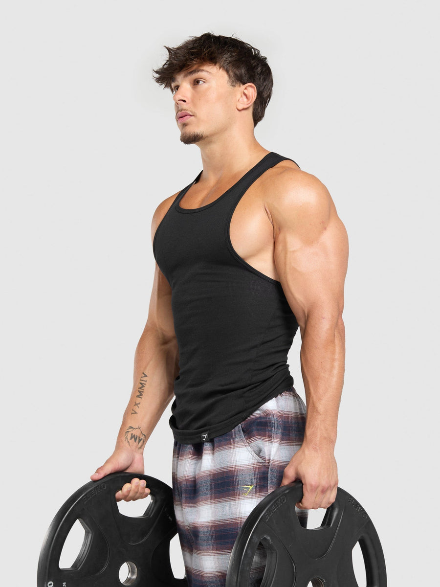 Gymshark Flannel Pant — Heavy Blue — 8