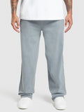 Gymshark Heavyweight Ribbed Joggers — Denim Grey/Pigment Garment Dye + Wash — 1
