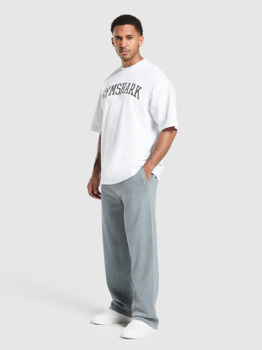 Gymshark Heavyweight Ribbed Joggers — Denim Grey/Pigment Garment Dye + Wash — 4
