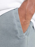 Gymshark Heavyweight Ribbed Joggers — Denim Grey/Pigment Garment Dye + Wash — 5