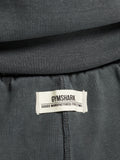 Gymshark Heavyweight Ribbed Joggers — Asphalt Grey/Pigment Garment Dye + Wash — 8