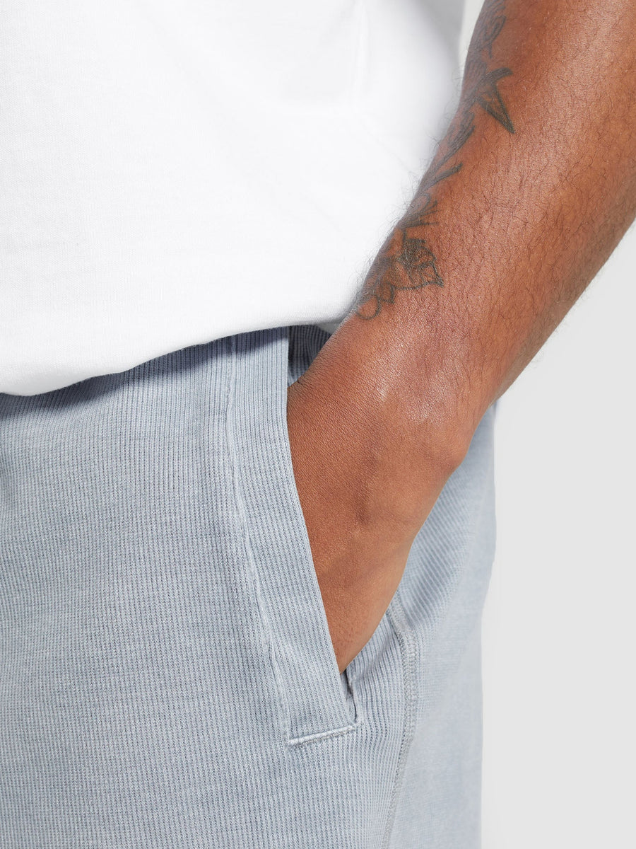 Gymshark Heavyweight Ribbed Joggers — Denim Grey/Pigment Garment Dye + Wash — 5