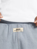 Gymshark Heavyweight Ribbed Joggers — Denim Grey/Pigment Garment Dye + Wash — 6