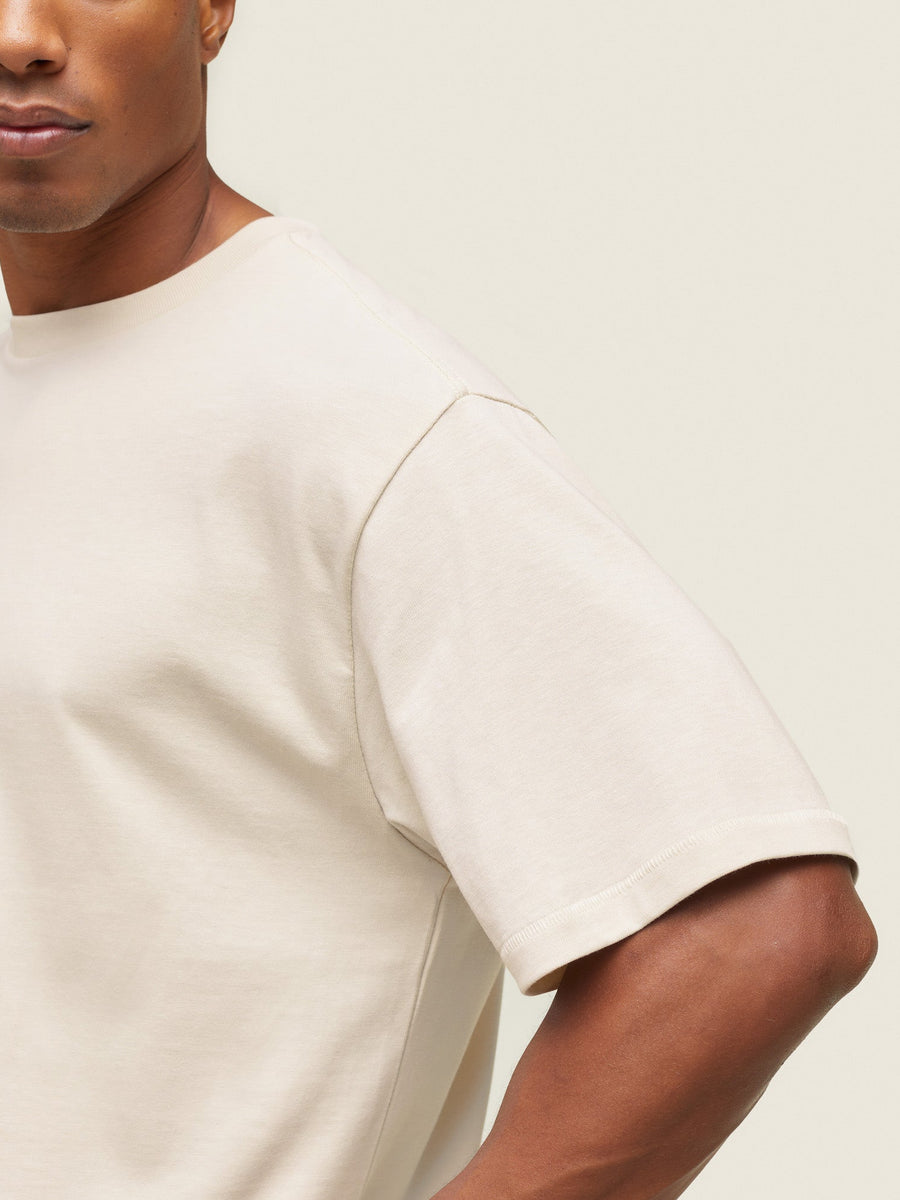 Gymshark Lifestyle Relaxed T-Shirt — Oat White — 5