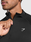 Gymshark Performance 1/4 Zip — Black — 4