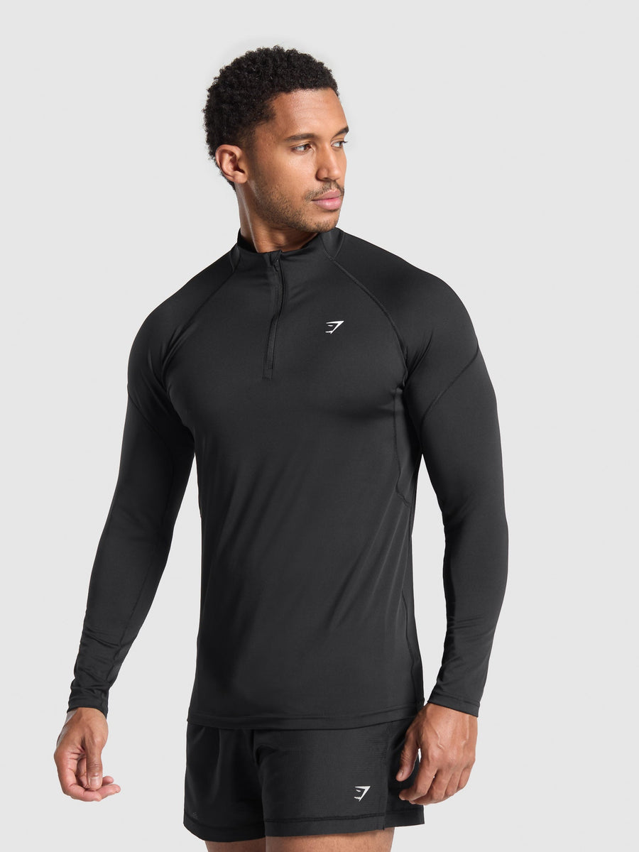 Gymshark Performance 1/4 Zip — Black — 5
