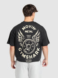 Gymshark Movin' Metal Graphic T-Shirt — Black — 1
