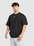 Gymshark Movin' Metal Graphic T-Shirt — Black — 3