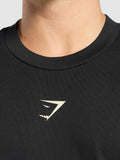 Gymshark Movin' Metal Graphic T-Shirt — Black — 7
