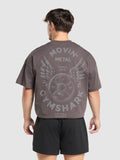 Gymshark Movin' Metal Graphic T-Shirt — Greyed Purple — 1