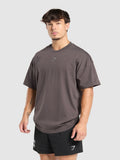 Gymshark Movin' Metal Graphic T-Shirt — Greyed Purple — 3