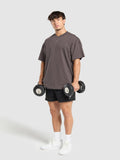 Gymshark Movin' Metal Graphic T-Shirt — Greyed Purple — 4