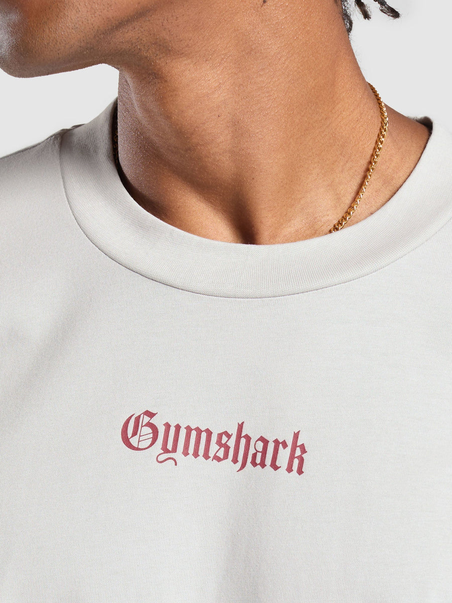 Gymshark Lifting Club Apparel Graphic T-Shirt — Metal Grey — 5