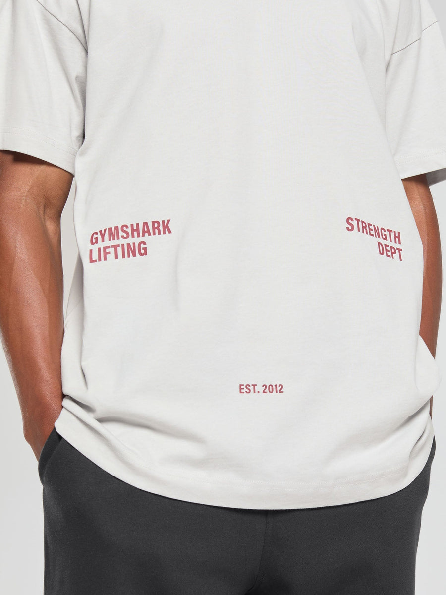 Gymshark Lifting Club Apparel Graphic T-Shirt — Metal Grey — 6