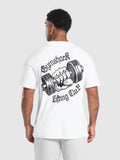 Gymshark Strength Dept Graphic T-Shirt — White — 1