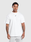 Gymshark Strength Dept Graphic T-Shirt — White — 2
