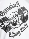 Gymshark Strength Dept Graphic T-Shirt — White — 6