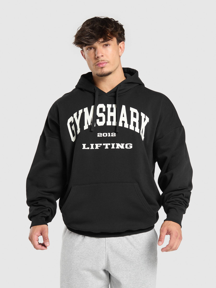 Gymshark 2012 Lifting Hoodie — Black — 1