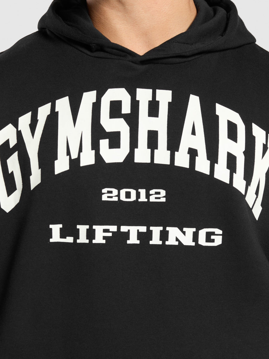 Gymshark 2012 Lifting Hoodie — Black — 6