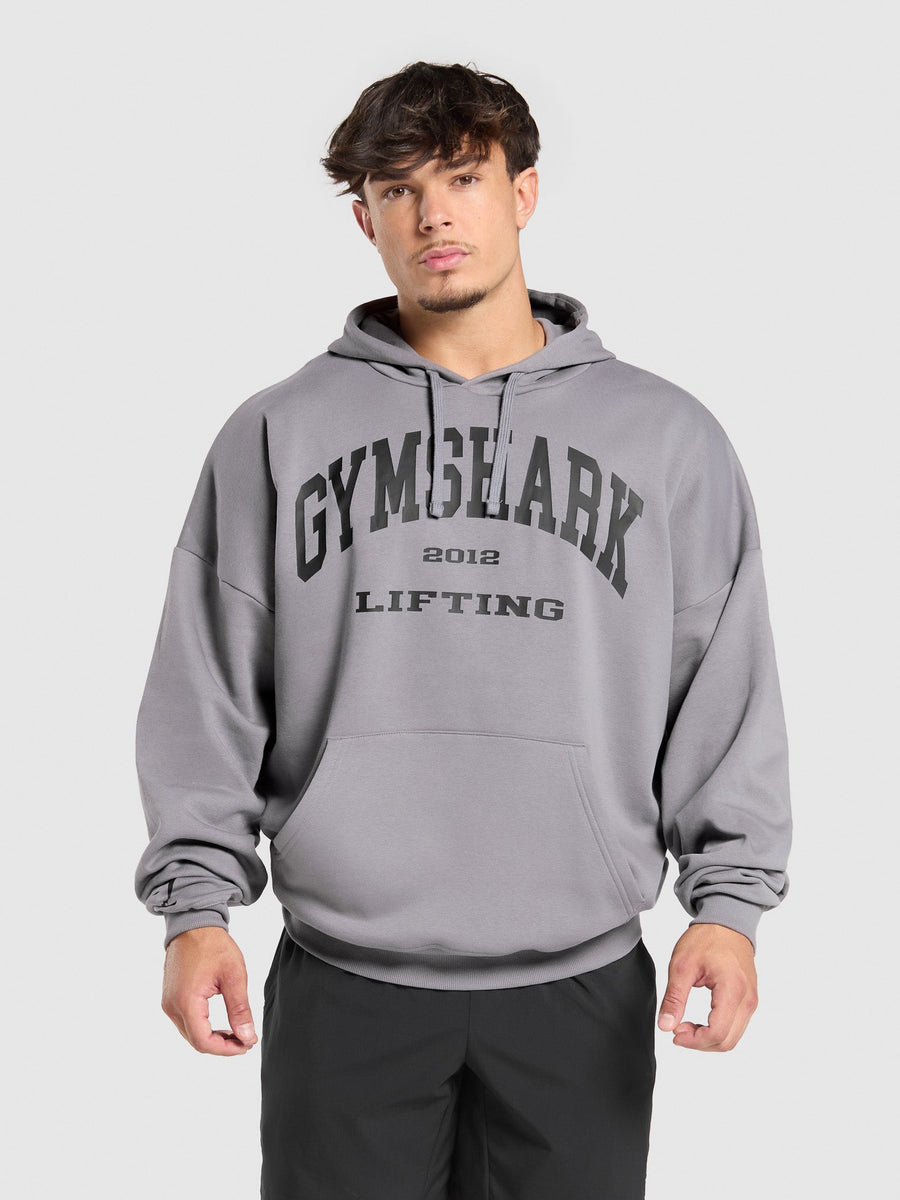 Gymshark 2012 Lifting Hoodie — Medium Grey — 1