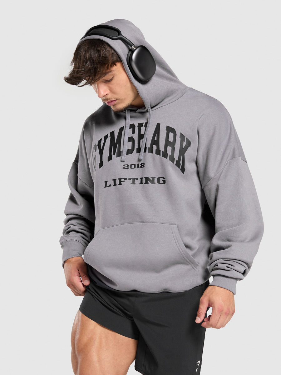 Gymshark 2012 Lifting Hoodie — Medium Grey — 5