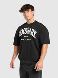 Gymshark 2012 Lifting Oversized T-Shirt — Black — 3