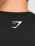 Gymshark 2012 Lifting Oversized T-Shirt — Black — 7
