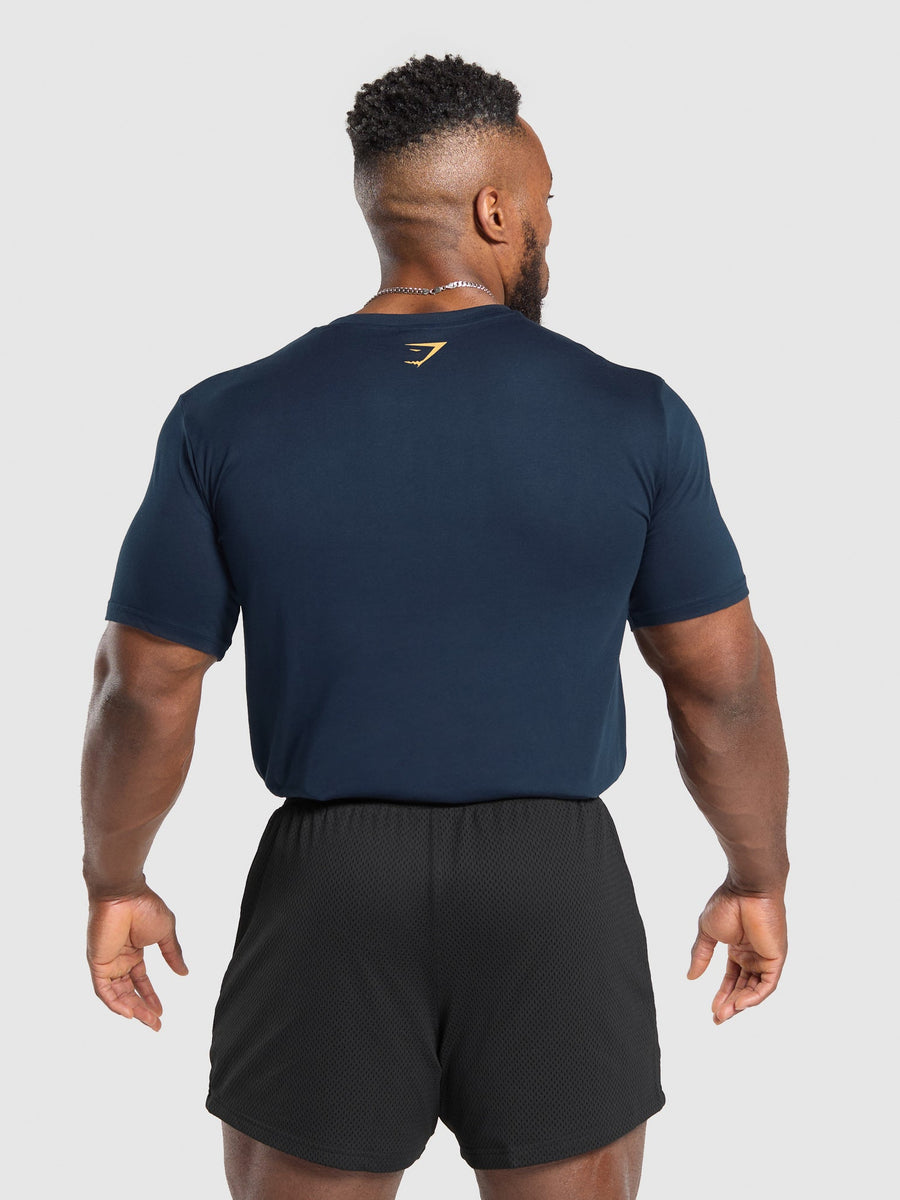 Gymshark 2012 Lifting T-Shirt — Navy — 2