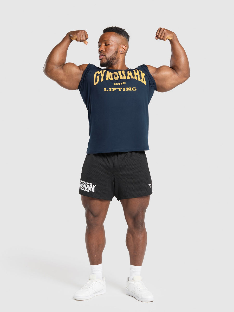 Gymshark 2012 Lifting T-Shirt — Navy — 4