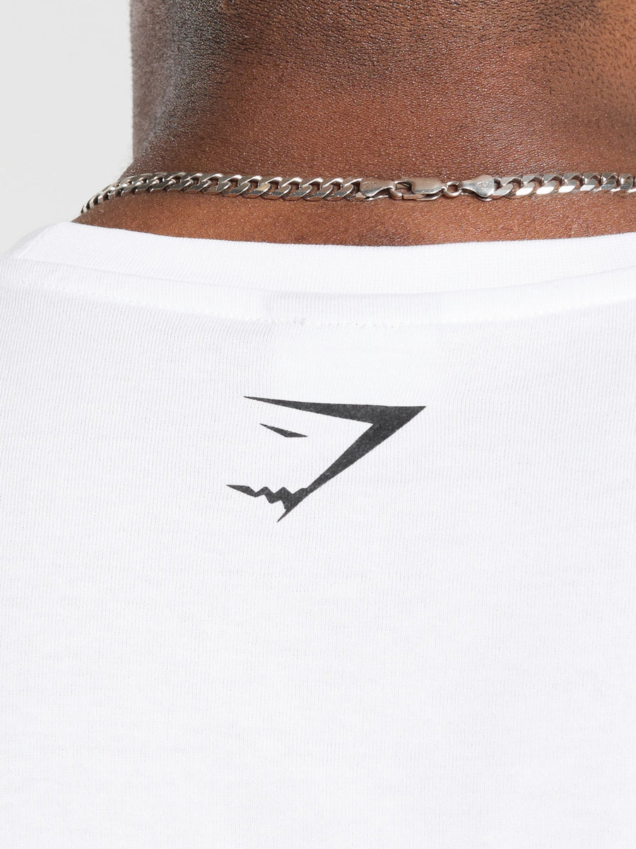 Gymshark 2012 Lifting T-Shirt — White — 7