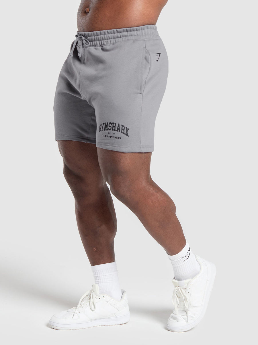 Gymshark 2012 Lifting Shorts — Medium Grey — 1