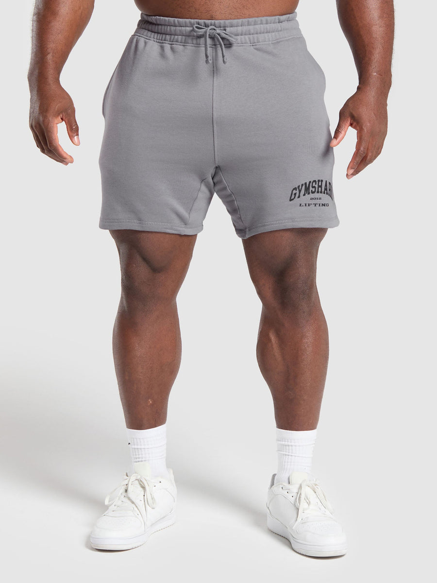 Gymshark 2012 Lifting Shorts — Medium Grey — 2