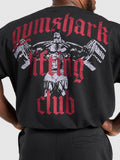 Gymshark Lifting Club T-Shirt — Black/Conditioning Red — 6